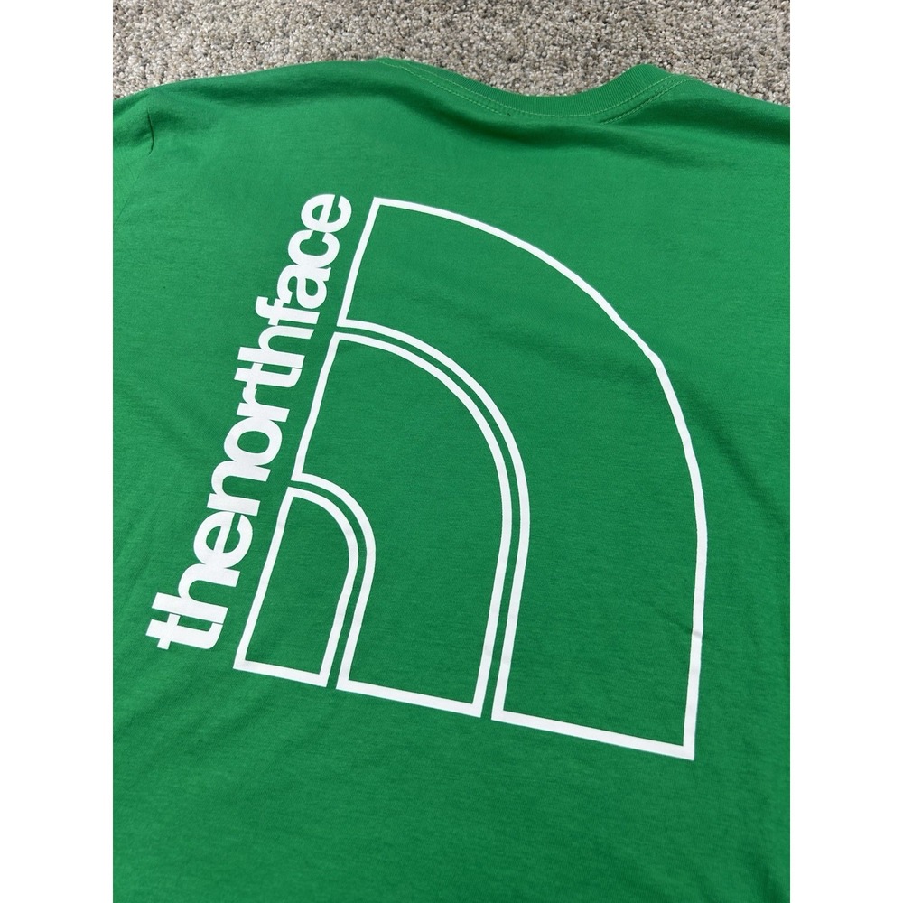 The‎ North Face Men's Outline Tee Size Small Crewneck  Optic Emerald